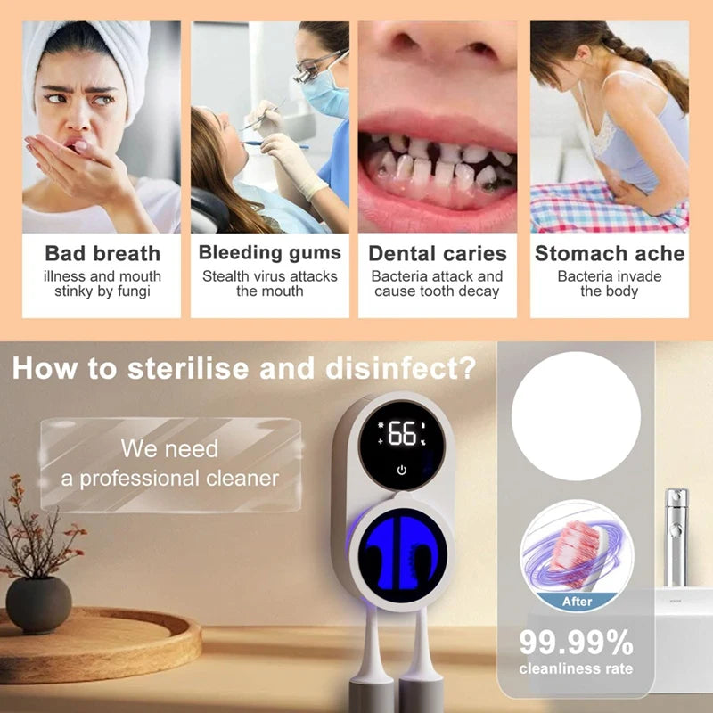 Smart Toothbrush Cleaner